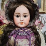 Антикварная кукла Симон Хальбиг 1010, рост 50 см