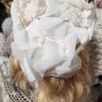 Шляпка винтажная для большой антикварной куклы