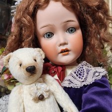 Антикварная куколка Куно Отто Дрессель