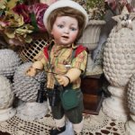 Антикварный мальчишка Кестнер Сэмми, молд 211 на полностью шарнирном теле, рост 35 см