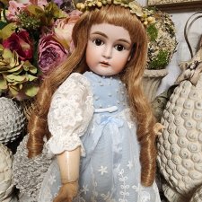 Антикварная куколка Кестнер 167 кабинетного размера