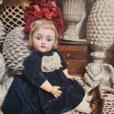 Чудесная антикварная малышка Кестер 143, 35 см