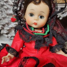 Винтажная куколка испанка Мадам Александр