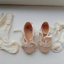 Антикварные туфли Mrs.Day's Ideal с оригинальными носками