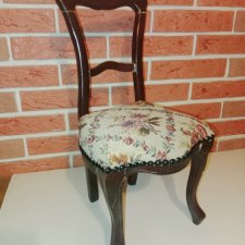 Мягкий стул для больших кукол. Винтаж.