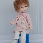 Авторская шарнирная кукла Лиза