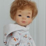 Авторская шарнирная кукла Мирон.