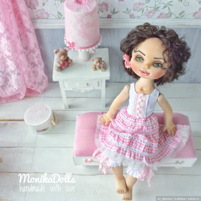 Матильда, авторская кукла Моники Шонии