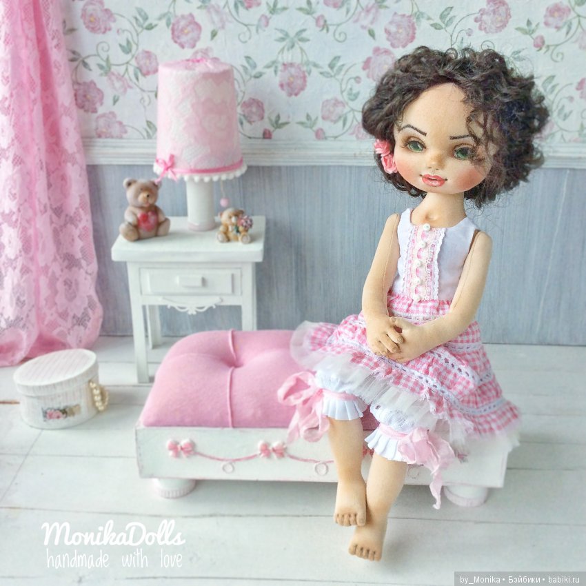 Матильда, авторская кукла Моники Шонии