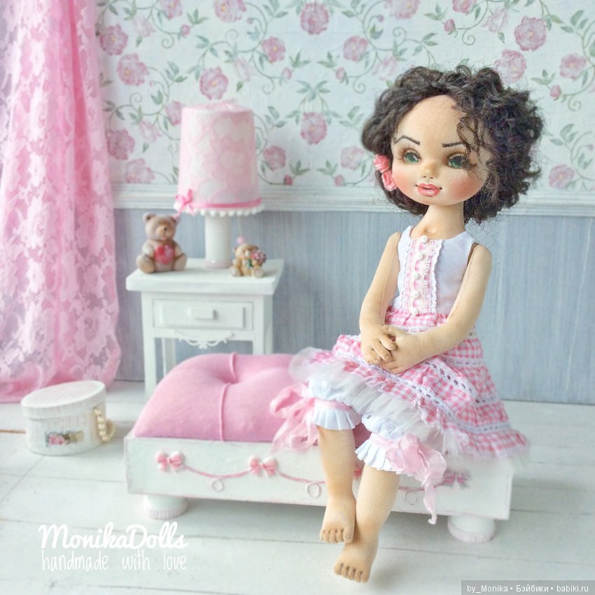 Матильда, авторская кукла Моники Шонии