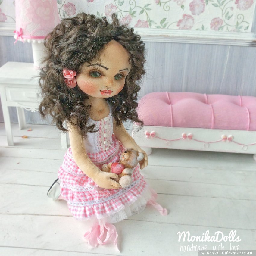 Матильда, авторская кукла Моники Шонии (фото 7)