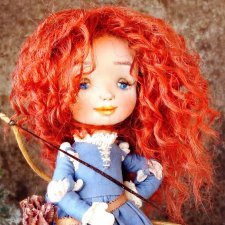 Мерида, авторская кукла Моники Шонии