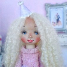 Именинница Мила, авторская кукла Моники Шонии