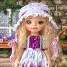 Аделина, авторская кукла Моники Шонии