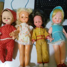 Четыре куколки из прошлого. Помогите опознать и оценить