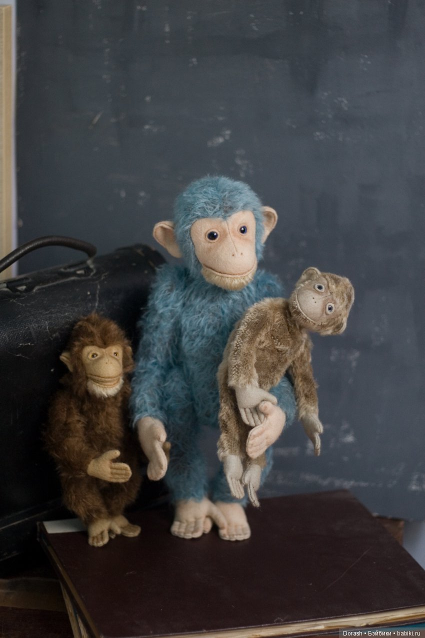 Обезьянки — Авторские мишки Тедди и друзья: фото (фото 5)