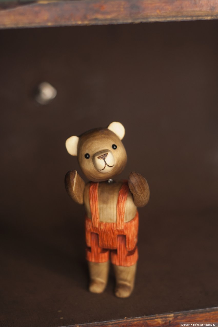 Два друга — Авторские куклы из дерева (фото 9)