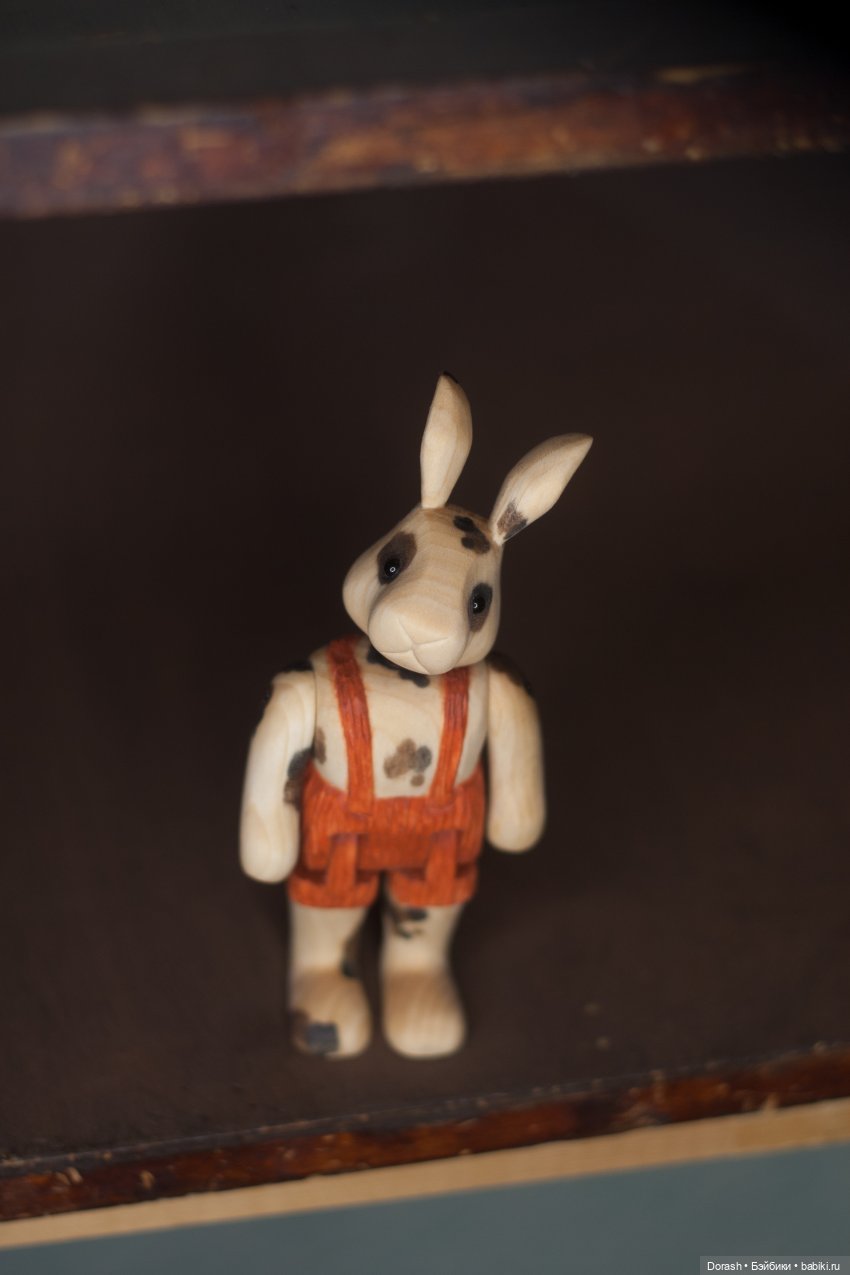 Два друга — Авторские куклы из дерева (фото 8)