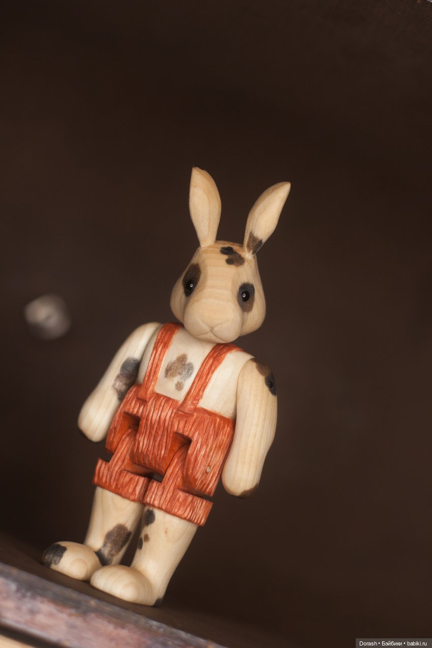 Два друга — Авторские куклы из дерева (фото 4)