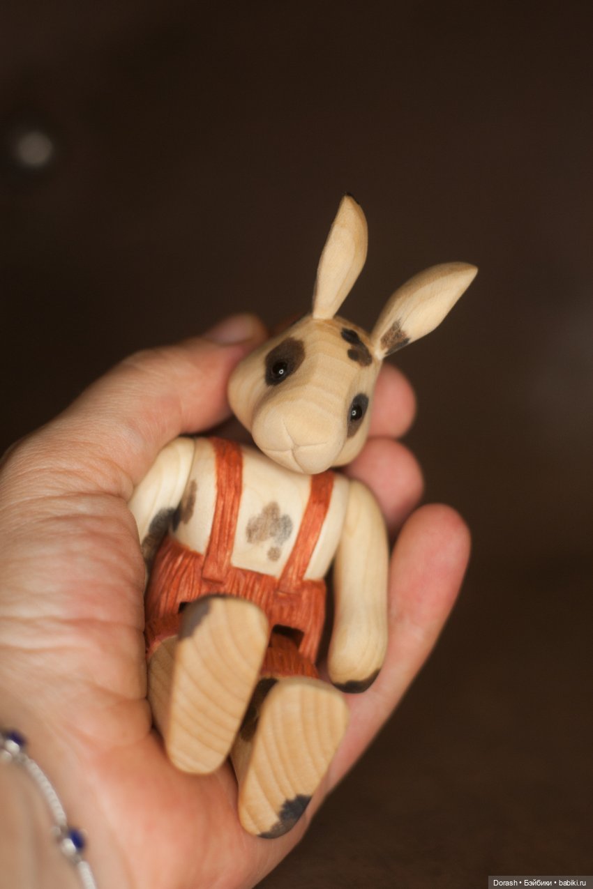 Два друга — Авторские куклы из дерева