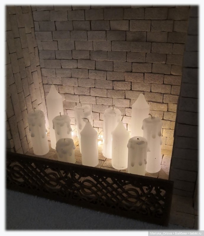 Камин для кукол своими руками (фото 7)