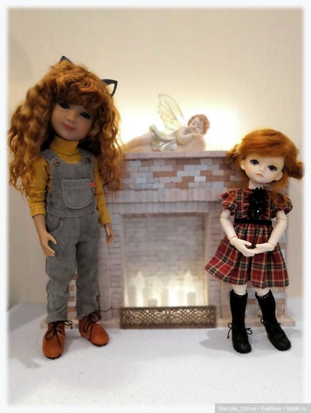 Камин для кукол своими руками