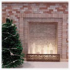 Камин для кукол своими руками