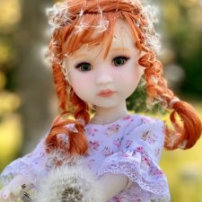 Девочка 👧 в одуванчиках ☀️