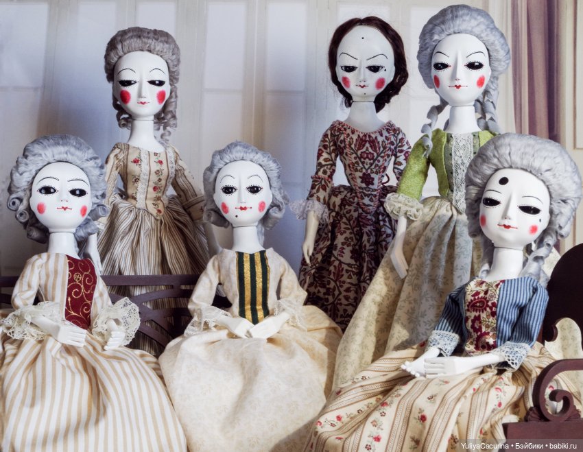 Мои дамы — Авторские куклы из дерева