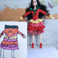 Дизайнерский наряд