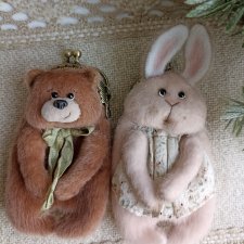 Мишка с фермуаром