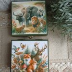 Деревянные пазлы.