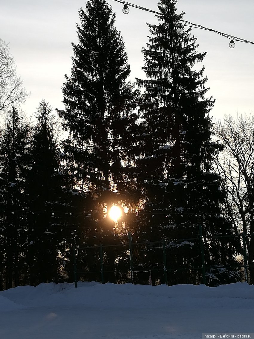 Зимняя прогулка с красоткой Мари