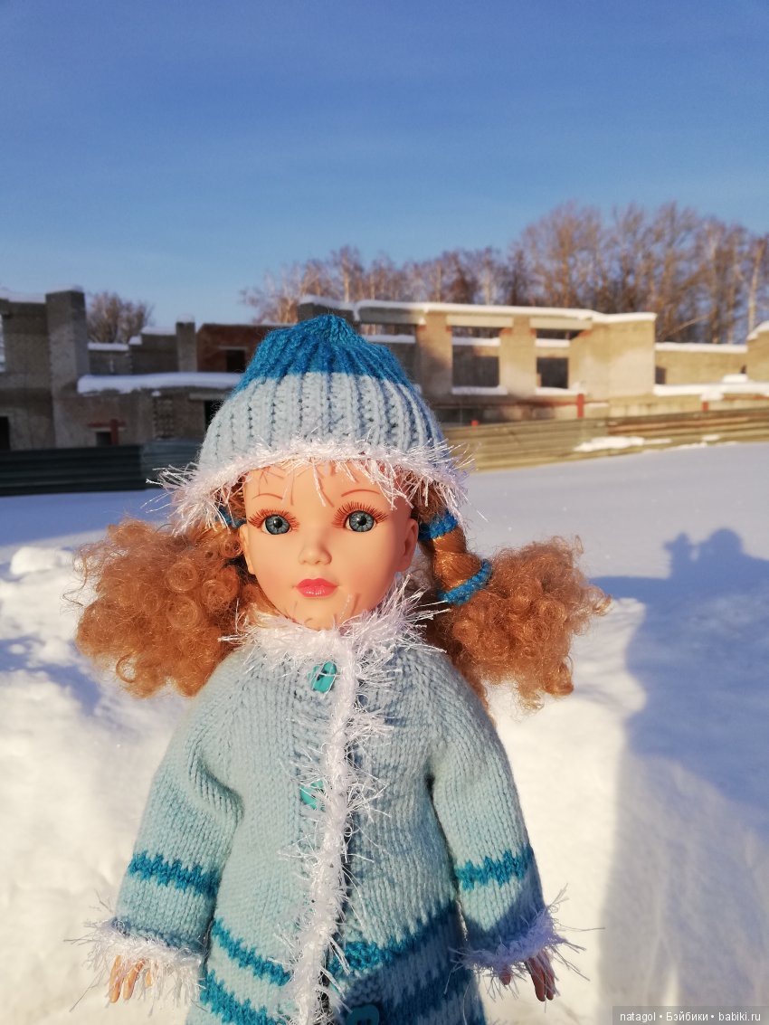 Зимняя прогулка с красоткой Мари