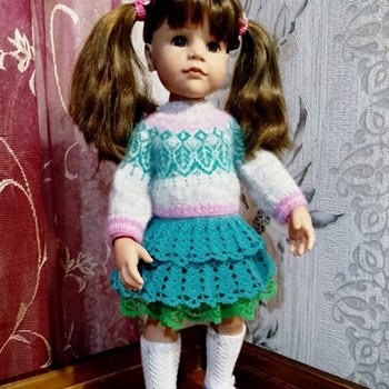 Вязала для новенькой, а пригодилось для старенькой