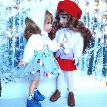 Мои последние наряды для любимых кукол.