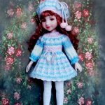 Платье, берет и чулочки для Руби Ред 37 см