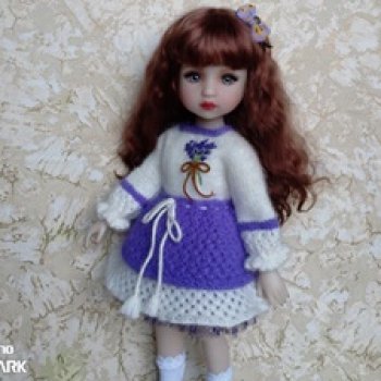 Платье " Лаванда" для Руби Ред.