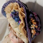 Бонет для антикварной куклы ОГ 25см