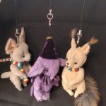 Маленькие тедди (брелок, обвес на сумку, подвеска-талисман в машину и т.п.)