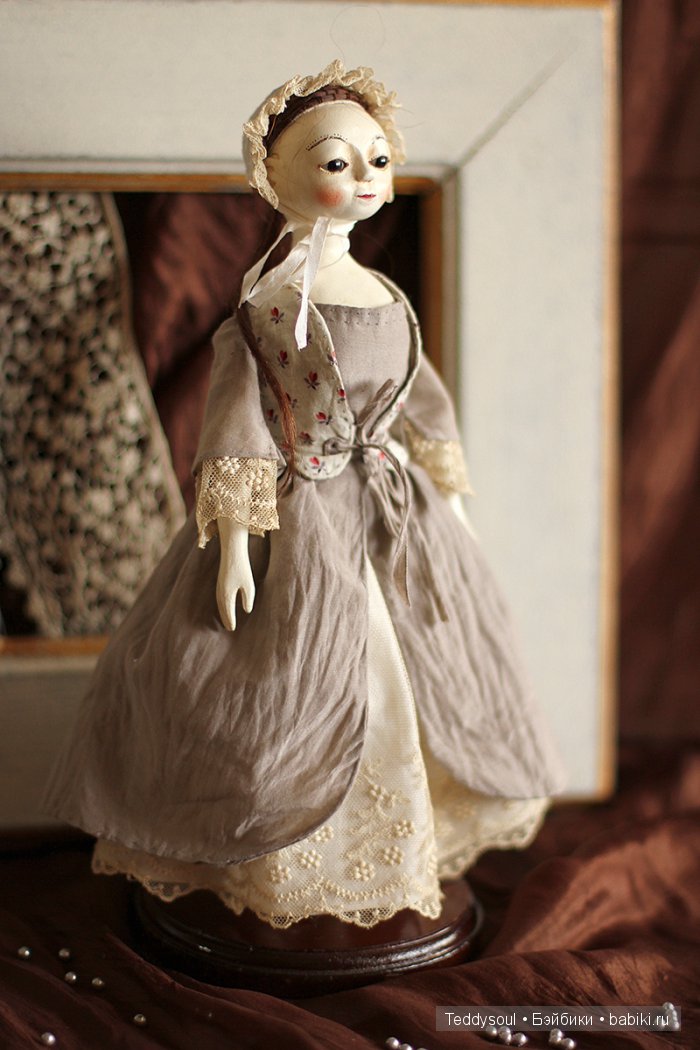 Queen Anne Style Dolls, деревянная кукла авторства Марии Мордвинковой (фото 3)