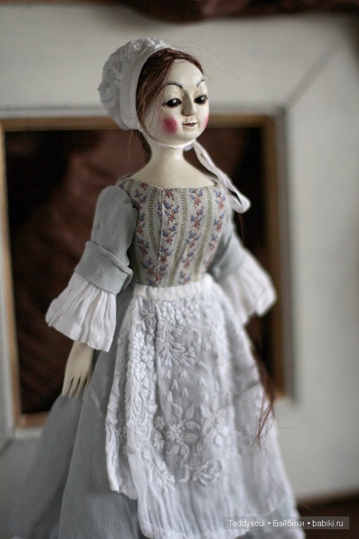 Queen Anne Style Dolls, деревянная кукла авторства Марии Мордвинковой (фото 4)