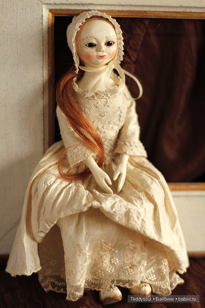 Queen Anne Style Dolls, деревянная кукла авторства Марии Мордвинковой (фото 2)