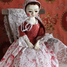 Мэйбл I, деревянная кукла времен Queen Anne