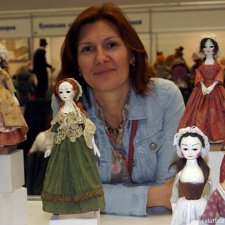 Queen Anne Style wooden dolls, деревянные куклы и Осенний салон кукол