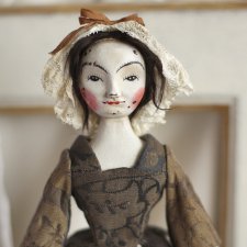 Деревянная кукла-красавица по мотивам кукол Мастера Хиггса