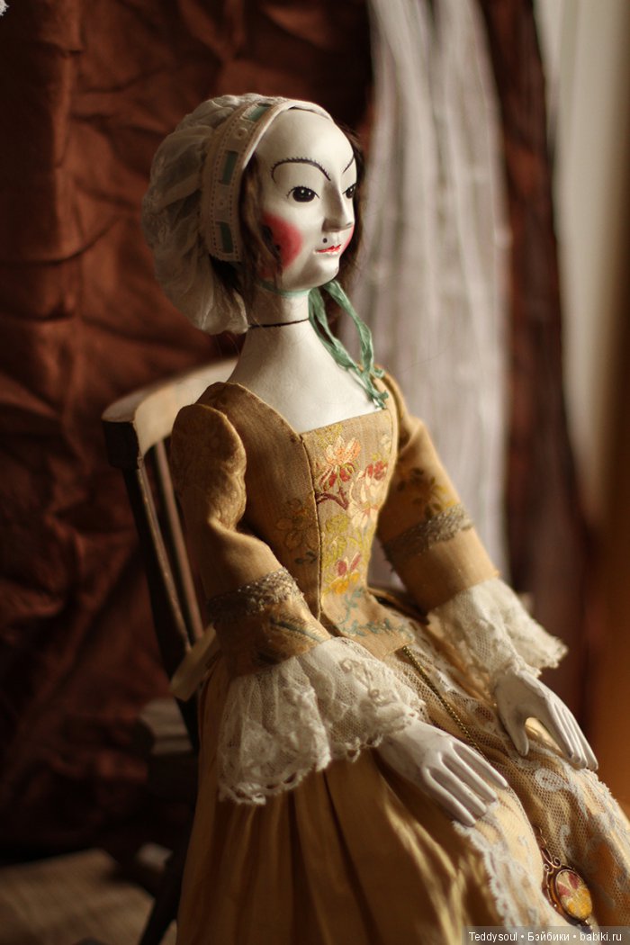 Куклы по мотивам старинных английских деревянных кукол 16-18 века (фото 3)