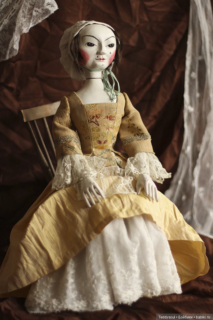 Куклы по мотивам старинных английских деревянных кукол 16-18 века
