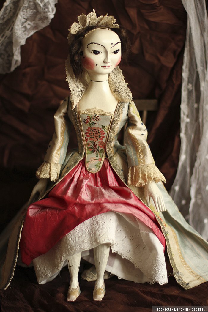 Куклы по мотивам старинных английских деревянных кукол 16-18 века