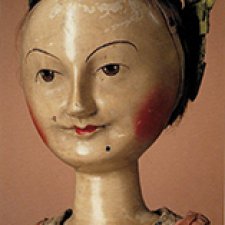 Старинные английские деревянные куклы периода Вильяма и Мэри